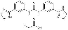 Imidocarb Dipropionate CAS 55750-06-6 Kemurnian 99% Bubuk Kristal Putih Atau Abu-abu Putih C22H26N6O3