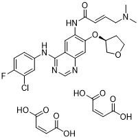 Afatinib Dimaleate CAS No 850140-73-7 Bubuk Kuning Muda C32H33ClFN5O11