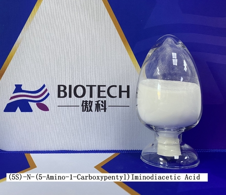 (5S)-N-(5-Amino-1-Carboxypentyl) Asam Iminodiacetic Bubuk Putih No CAS 113231-05-3
