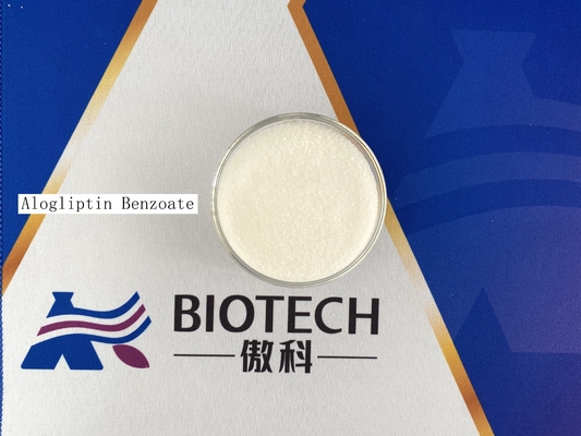 Alogliptin Benzoate CAS No 850649-62-6 Kemurnian 99% C25H27N5O4 Bubuk kristal putih atau kuasi-putih