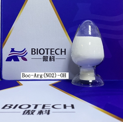 N-Boc-N'-nitro-L-arginine CAS No 2188-18-3 untuk Turunan Asam Amino Bubuk putih Kemurnian 99%