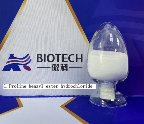 Bubuk putih kemurnian tinggi H-Pro-OBzl·HCl CAS No 16652-71-4 Untuk turunan asam amino M.W 241.72