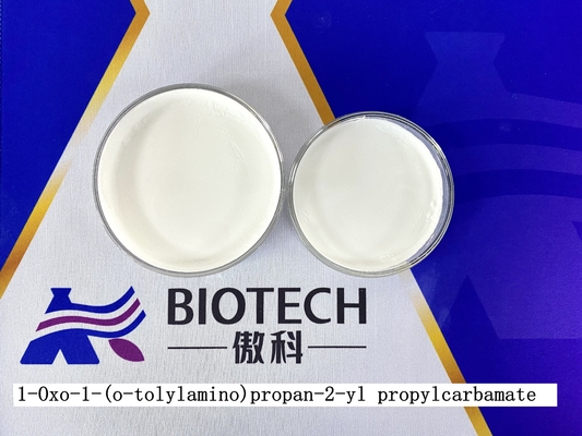 API Perantara 1-Oxo-1- ((o-tolylamino) propan-2-yl propylcarbamate untuk kotoran Leostesin Bubuk putih kemurnian 97%