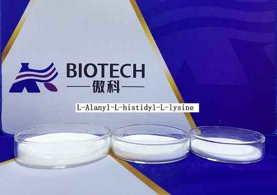 H Ala His Lys OH Polipeptida Rantai Pendek CAS No 126828-32-8 Bubuk Putih 98%