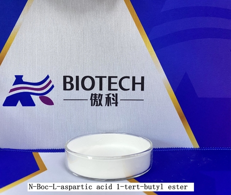 Boc-Asp-OtBu CAS No 34582-32-6 untuk Turunan Asam Amino Bubuk putih Kemurnian 99%