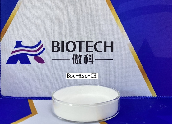 Boc-Asp-OH CAS No 13726-67-5 untuk Turunan Asam Amino Serbuk putih Kemurnian 99%