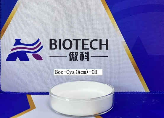 Boc-Cys(Acm)-OH CAS No 19746-37-3 untuk Turunan Asam Amino Bubuk putih Kemurnian 98%