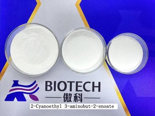 ​2 Cyanoethyl 3 Aminobut 2 Enoate CAS No 43107-08-0 Bubuk Putih 98%