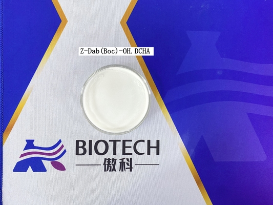 CAS No 3350-13-8 Asam Amino Khusus Z Dab Boc OH DCHA Bubuk Putih Kemurnian 98%
