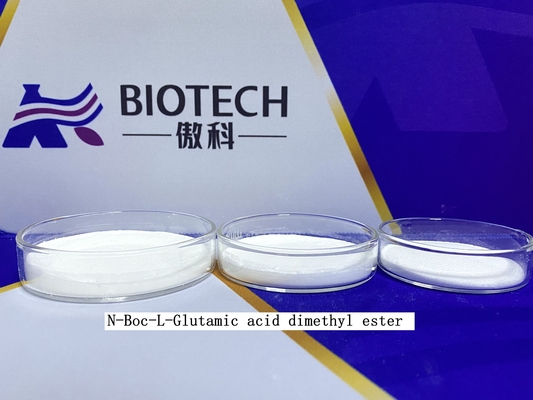 BOC Glu OMe OMe Asam Amino Khusus CAS 59279-60-6 Bubuk Putih Ke Putih y 98%