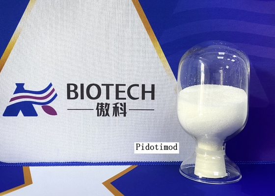 API Perantara Pidotimod White To Off-White Crystalline Powder CAS 121808-62-6 Kemurnian 98%