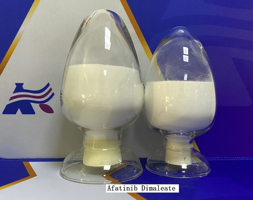 Afatinib Dimaleate CAS No 850140-73-7 Bubuk Kuning Muda C32H33ClFN5O11