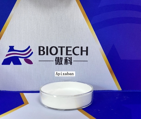 Apixaban CAS No 503612-47-3 Bubuk Kristal Putih C25H25N5O4 Kemurnian 99% Perantara API
