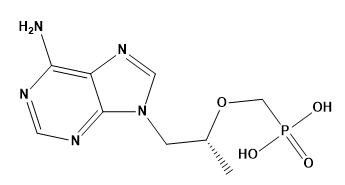 API Perantara Tenofovir CAS No. 147127-20-6 Kemurnian padatan kristal putih 98%