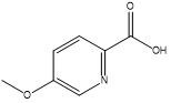 5-O-methyl-pyridine-2-carboxylic acid Komposisi Heterosiklik CAS 29082-92-6 Kemurnian 98%