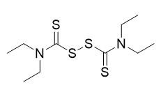 Kromatografi Kelat Logam Tetraethylthiuram Disulfide CAS No. 97-77-8 C10H20N2S4 Kemurnian 95%