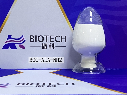 Turunan Asam Amino Boc-Ala-NH2 CAS. 85642-13-3 Serbuk Putih C8H16N2O3 Kemurnian 98%