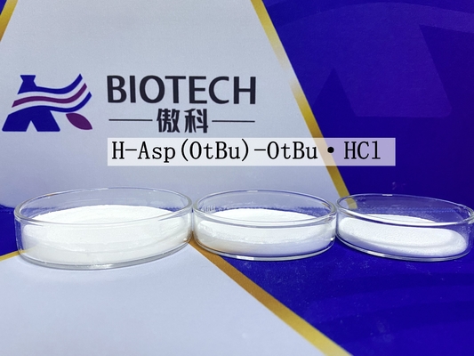 Kemurnian 98% CAS 1791-13-5 Turunan Asam Amino H-Asp(OtBu)-OtBu·HCl C12H24ClNO4