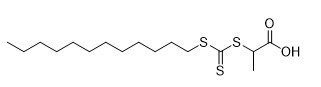 Reagen RAFT 2-(Dodecylthiocarbonothioylthio) Asam Propanoat CAS No. 558484-21-2 C16H30O2S3 97%