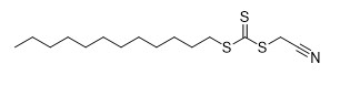 Cyanomethyl Dodecyl Trithiocarbonate RAFT Reagen CAS 796045-97-1 C15H27NS3 97%