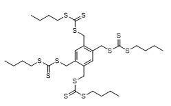 C,​C',​C'',​C''''-[1,​2,​4,​5-​Benzenetetrayltetrak​Is(Methylene)] Tetrakis(C-​Butyl Carbonotrithioate)