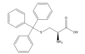98% Derivatif Asam Amino CAS 2799-07-7 S-Trityl-L-Cysteine ​​​​C22H21NO2S Putih Menjadi Putih Padat