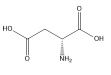 CAS No 1783-96-6 Turunan Asam Amino D-Aspartic Acid C4H7NO4
