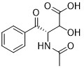 Threo-2-hydroxy-3-acetylamino-4-oxo-4-phenylbutanoic acid, 87081-54-7