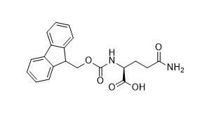 N-α-Fmoc-L-glutamine CAS No 71989-20-3 untuk Turunan Asam Amino Bubuk putih Kemurnian 98%