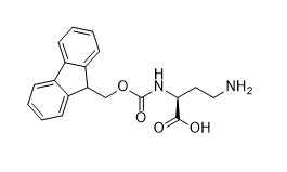 Fmoc-Dab-OH CAS No 161420-87-7 untuk Turunan Asam Amino Bubuk putih Kemurnian 98%