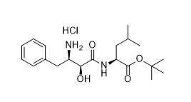 2S 3R AHPA L Leu OtBu HCl Kemurnian 95% C20H33ClN2O4