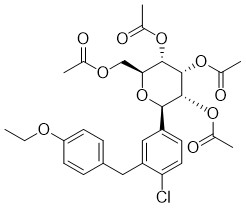 (2R,3R,4R,5S,6S)-2-(Acetoxymethyl)-6-(4-Chloro-3-(4-Ethoxybenz CAS No 461432-25-7 API Intermediate)