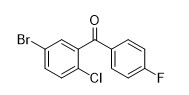 (5-Bromo-2-Chlorophenyl)(4-Fluorophenyl)Methanone 915095-85-1 Kemurnian 98% Bubuk Putih