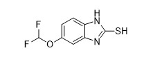 5-Difluoromethoxy-2-Mercapto-1H-Benzimidazol CAS No. 97963-62-7 API Serbuk Kristal Putih Atau Mati Putih Intermediate