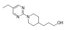 3-(1-(5-Ethylpyrimidin-2-Yl)Piperidin-4-Yl)Propan-1-Ol CAS 1046815-82-0 Bubuk 98%