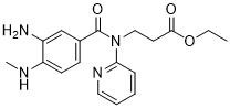 Etil N-[3-amino-4-(metilamino)benzoil]-N-piridin-2-il-beta-alaninat CAS No.212322-56-0 Bubuk putih hingga kuning muda