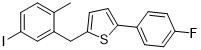 2-(4-Fluorofenil)-5-[(5-Iodo-2-Methylphenyl)Metil]Tiofen CAS 898566-17-1 Bubuk Kristal