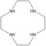 1,4,7,10-Tetraazacyclododecane API Perantara CAS 294-90-6 Kemurnian 98% C8H20N4