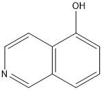 Isoquinolin-5-Ol API Intermediate CAS 2439-04-5 Kemurnian 98% Bubuk Putih C9H7NO