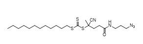 5-((3-Azidopropyl)amino)-2-cyano-5-oxopentan-2-yl dodecyl carbonotrithioate CAS No. 1644536-24-2 C22H39N5OS3