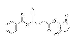 N-Succinimidyl 4-Cyano-4-(phenylcarbonothioylthio)pentanoate No CAS 864066-74-0 C17H16N2O4S2 95%