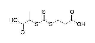 Kromatografi Chelate Logam 3-((((1-Carboxyethyl)Thio)Carbonotioyl)Thio)Propanoic Acid CAS No. 870451-09-5 C7H10O4S3