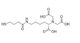 (S)-2,2'-((1-Carboxy-5-(4-Mercaptobutanamido)amyl)Azanediyl)Asam Diasetat CAS No. 538328-49-3 C14H24N2O7S