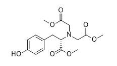 Dimethyl 2,2'-((3-(4-Hydroxyphenyl)-1-O-Methyl-1-Oxopropan-2-Yl)Azanediyl) ((S) -Diacetate C16H21NO7