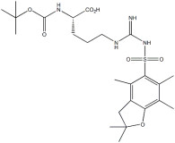 Turunan Asam Amino Boc-Arg(Pbf)-OH CAS. 200124-22-7 Kemurnian 98% C24H38N4O7S