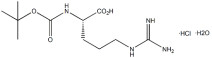 N-BOC-L-Arginine Hydrochloride CAS 35897-34-8 Bubuk putih Kemurnian 98% Titik leleh 109°C Kondisi penyimpanan Disegel dalam keadaan kering