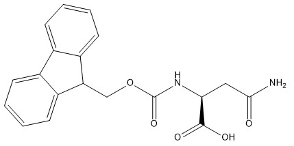 Fmoc-Asn-OH CAS 71989-16-7 98% kemurnian Putih sampai bubuk Putih C19H18N2O5 Titik leleh 190 °C Disegel dalam penyimpanan kering