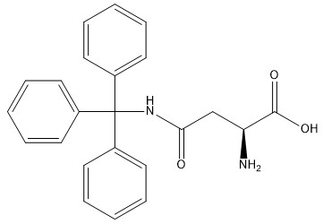 Turunan Asam Amino H-Asn(Trt)-OH CAS.132388-58-0 Kemurnian 98% Serbuk putih C19H18N2O5
