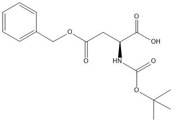 Boc-Asp(OBzl)-OH Turunan Asam Amino CAS 7536-58-5 Kemurnian 98% C16H21NO6 Bubuk