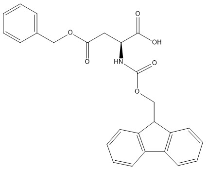 98% Kemurnian Turunan Asam Amino CAS 86060-84-6 Fmoc-Asp(OBzl)-OH C26H23NO6